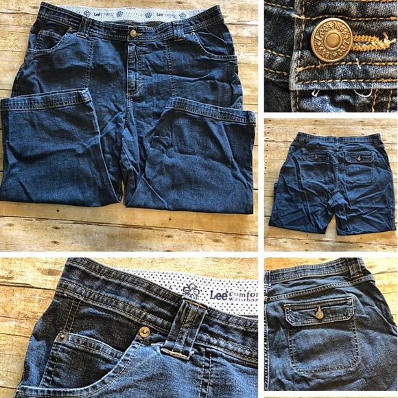 Lee Jeans Comfort Waist Stretch Plus Cropped Capri Poshmark